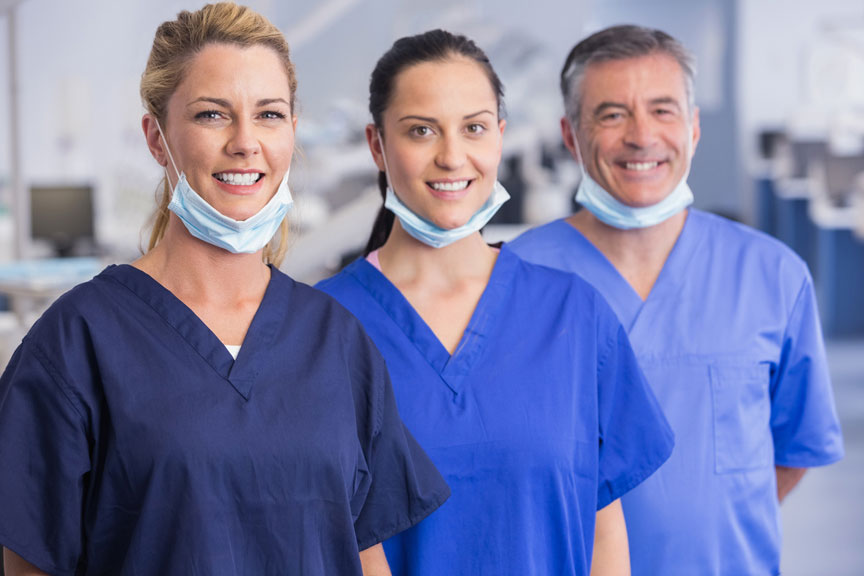 Dental office staff