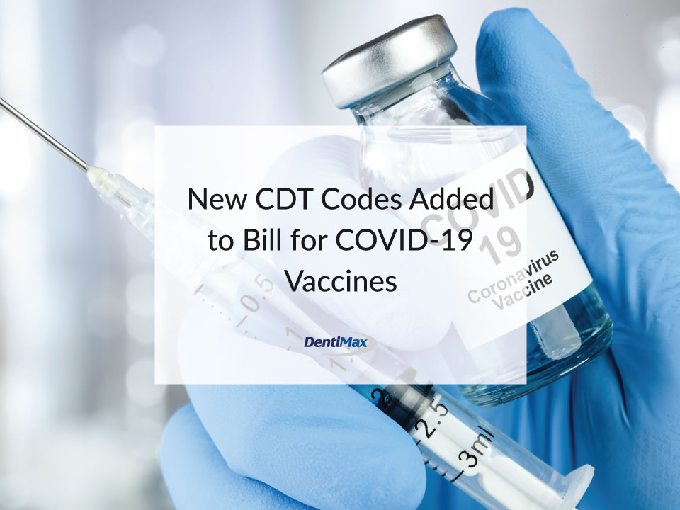 CDT codes for COVID-19 vaccine